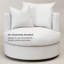 Fauteuil demi-tonneau pivotant Freya-1230670885