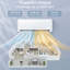 Costway 17000 BTU Ductless Mini Split Air Conditioner for 1250 Square Feet with Heater