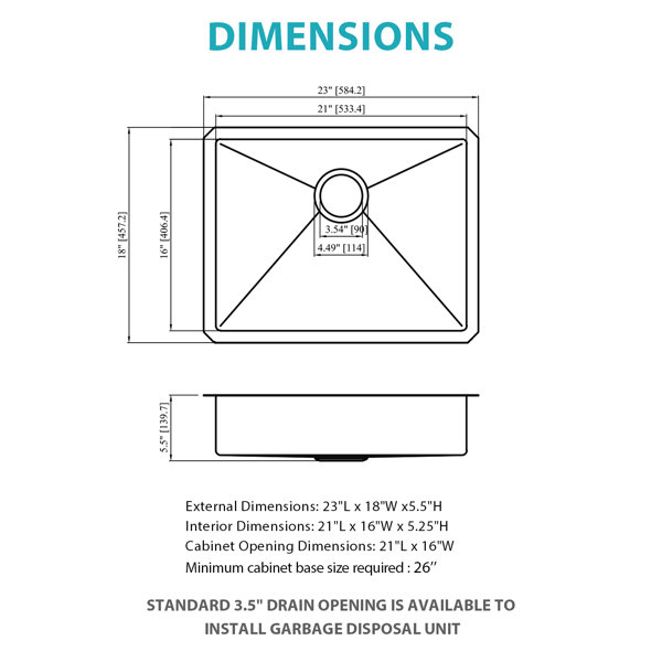 Dimensions du produit