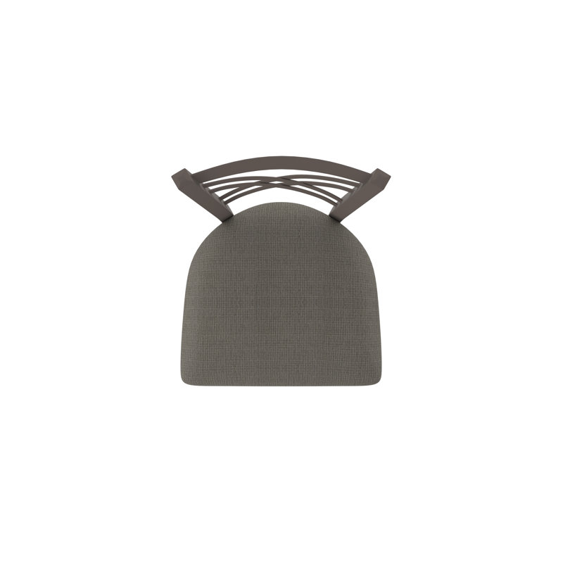 Tabouret tournant 36" Catalina, Bronze, Tissu - graphique calice