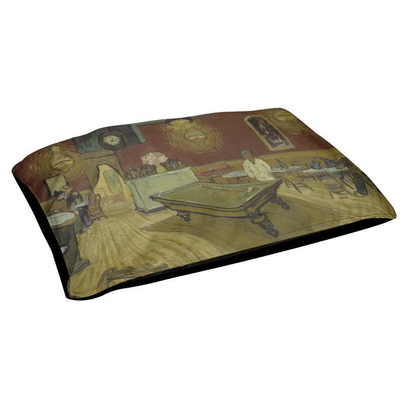 Coussin d’extérieur pour chien night cafe Weddle, Grand (H 14 po x l 42,5 po x P 32,5 po)