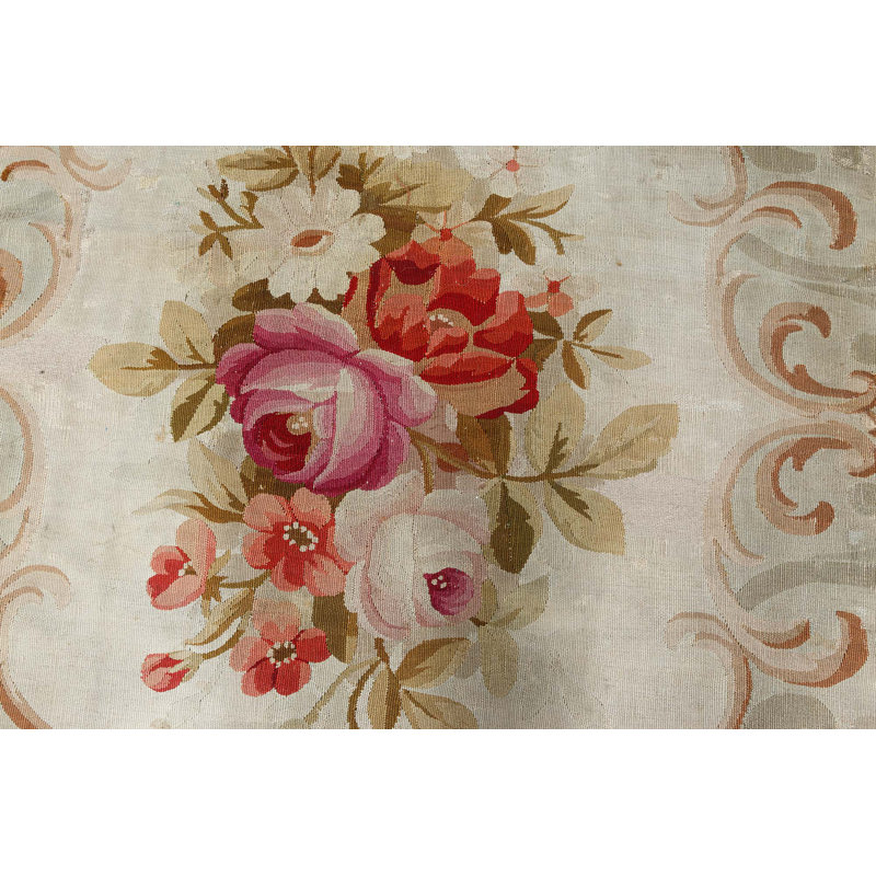 Antique One-of-a-Kind 11'2" X 12'6" Hand Knotted Area Rug