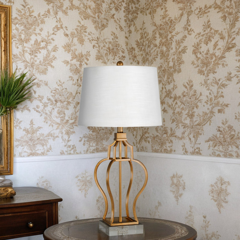 Morayma Metal and Crystal Table Lamp