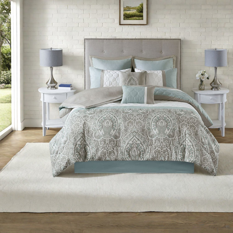 De literie pour très grand lit, microfibre de polyester, style maison moderne