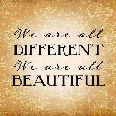 Nous sommes tous différents