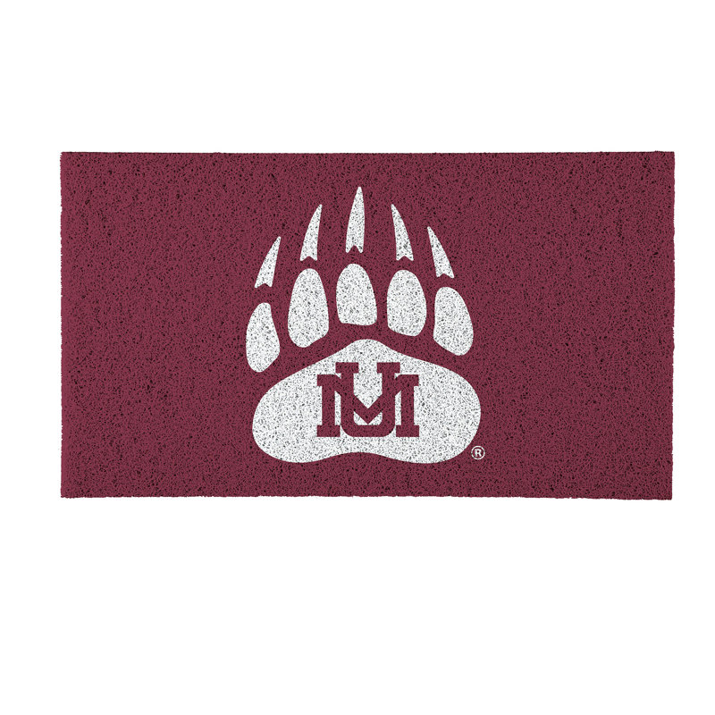 Tapis polychrome en PVC, 16 po x 28 po, Université du Montana