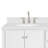 Cambridge 72.25'' Double Bathroom Vanity with Carrara Quartz Top-1350377191-1350377190