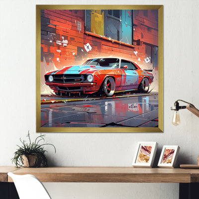 «Graffity Car In Tokyo - Car / Van», art mural sur toile