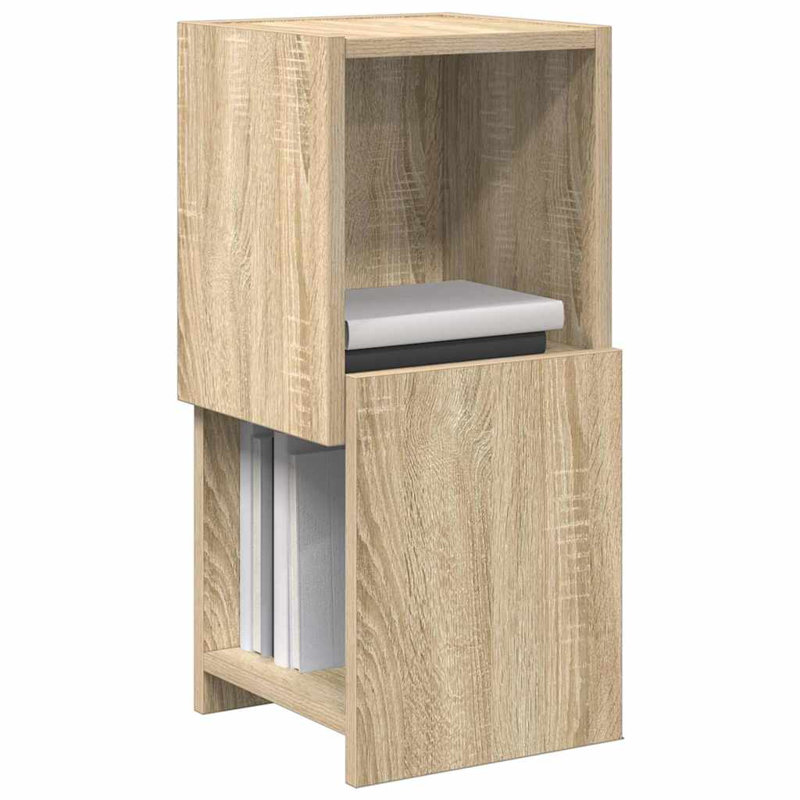 Corner Accent Chest, 55cm H x 25.5cm W x 25cm D, Sonoma Oak