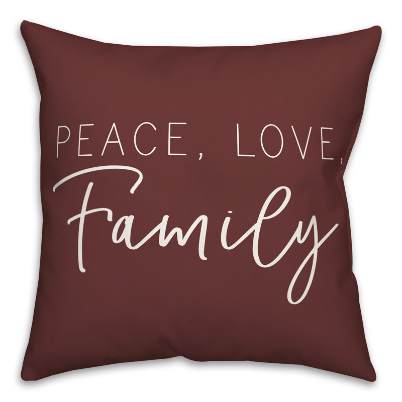 Coussin décoratif intérieur / extérieur en polyester , H 18 po x l 18 po, Marron