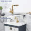 Robinet de cuisine à poignée simple avec douchette pivotante à 90 ° unique en trois modes de fonctionnement-105707066