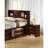 Cherry Color Simple Contemporary 1pc Nightstand Solid wood Bedside Table Knob Pulls 2-Drawers Bedside Table