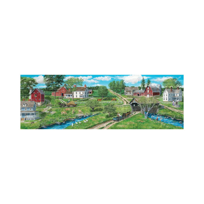 A Day Long Ago by Bob Fair - Wrapped Canvas Panoramic Print, 30.48 cm H x 91.44 cm W x 1.91 cm D