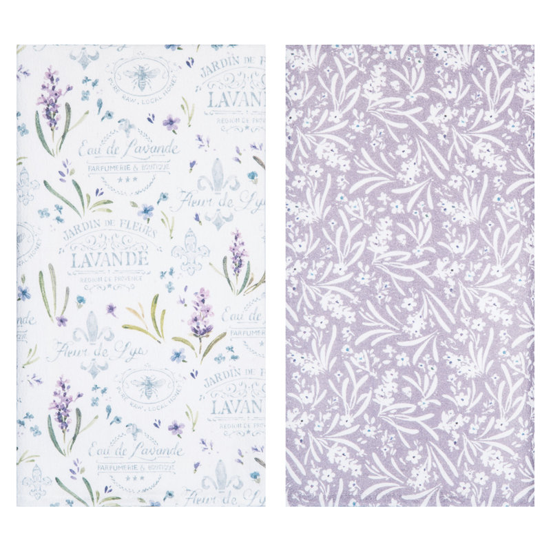 Ensemble de 2 essuie-mains Lavande Provence Eau de Lavande