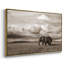 Maasai Majesty sépia, peinture sur toile-94363402-94363401