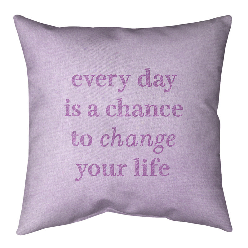 Coussin de sol, 28 po x 28 po, Violet