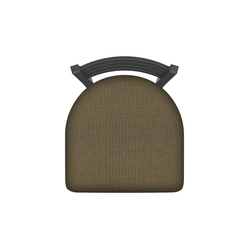 400 Jackie Chair, Pewter, Fabric-Graph Cork
