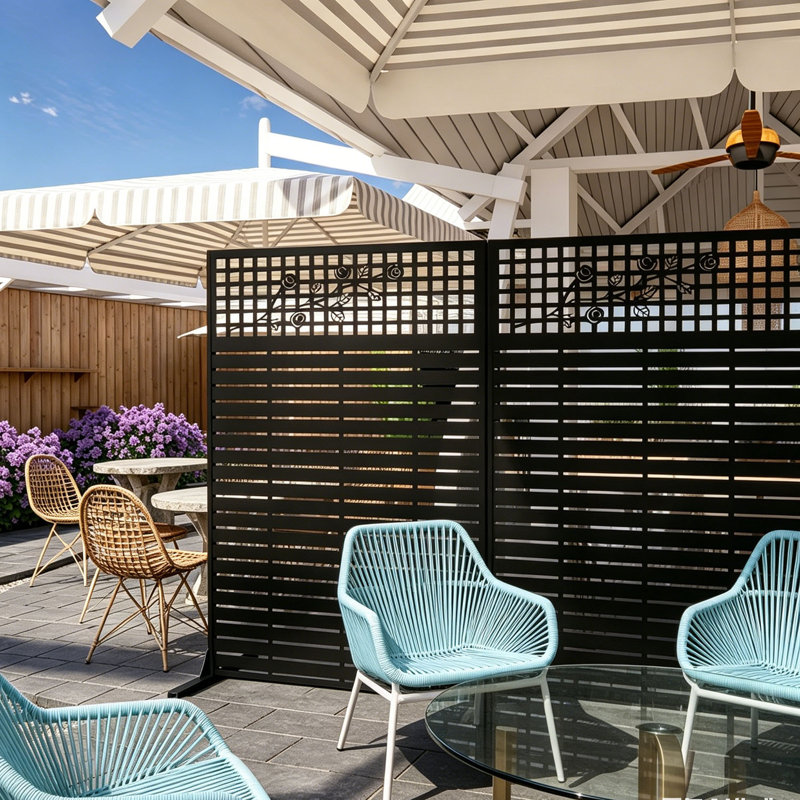 Metal Privacy Screen Fence Panel