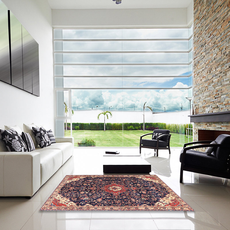 Catalyna Oriental Indoor Rug, Square 4'