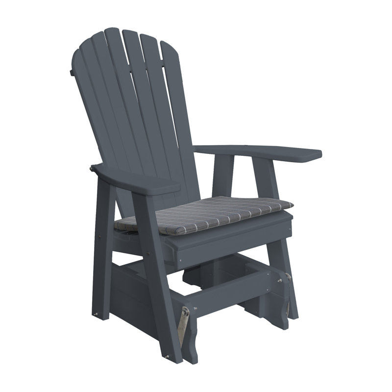 Fauteuil oscillant Eduardo Adirondack, Gris foncé