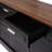 Modern 63" Fluted Sideboard Buffet Cabinet, Black Wood Storage For Kitchen, Dining Room, Entryway - Stylish Detailing, Ample Storage, Smooth Drawer Slides Black, Versatile Use, Metal Handles,-289836605
