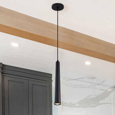 Luminaire suspendu simple à DEL 1 lumière Ernesti