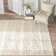 Chevron Flatweave Wool Cream/Black Area Rug