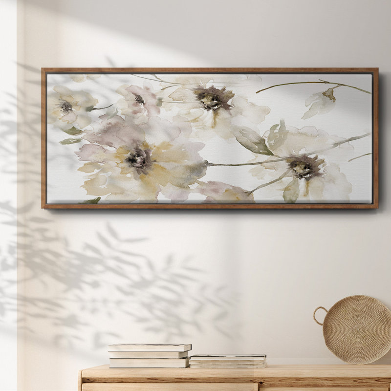 Translucent- Framed Canvas, 12" H x 30" W