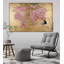 Hand -painted flowering world acrylic painting