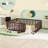Full Size Wood Daybed Frame With Fence-658799010