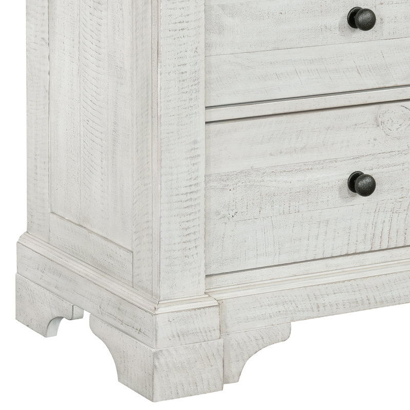 King Panel Bed With 2 Nightstands, 3 Pcs: Bed, 2 Nightstands, King