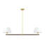 Lustre avec abat-jour 2 lumières Nwamah-2075020064