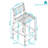 Modern Steel Wire Indoor/Outdoor Barstool-367714400
