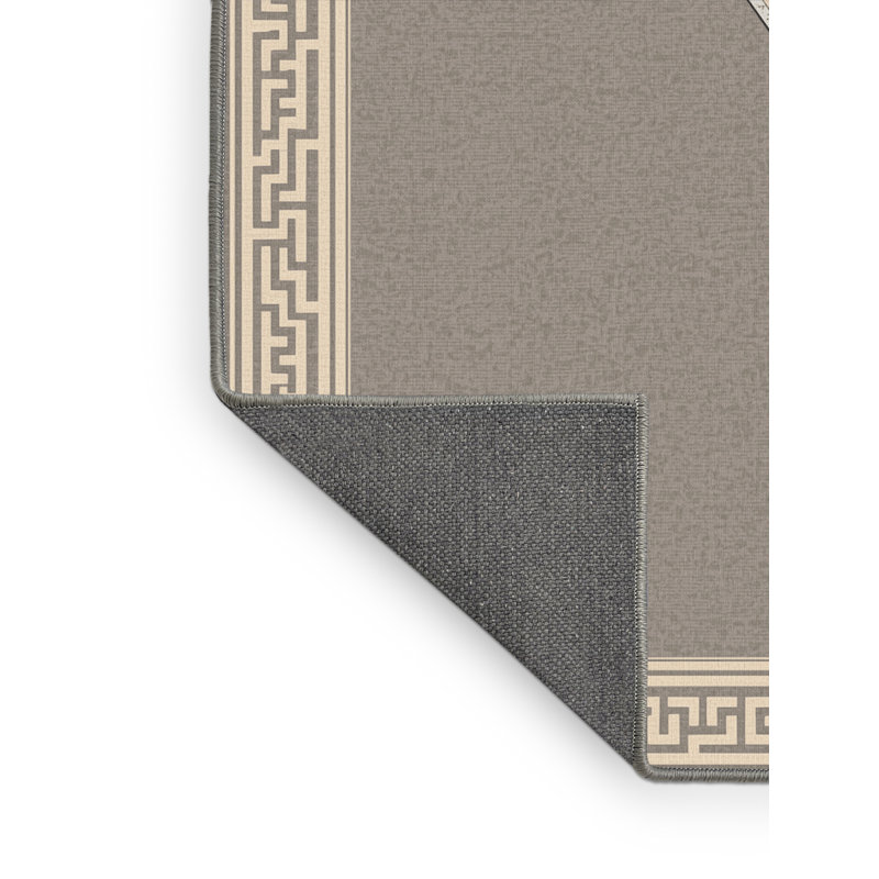 Tapis oriental gris moelleux et moelleux de style épée Dunmore Claymore, 7 x 10