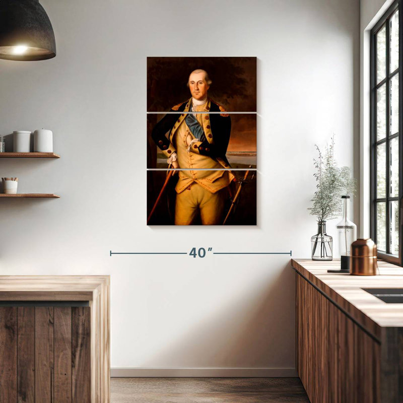 Lelar, général George Washington, H 38 po x l 24 po