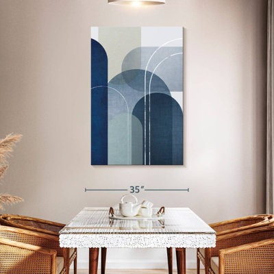 Avery Blue Linen Mountains II