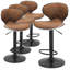 Tabourets de bar réglables à hauteur de comptoir et tabourets pivotants avec repose-pieds pour îlot de cuisine-1425254564-1473271894