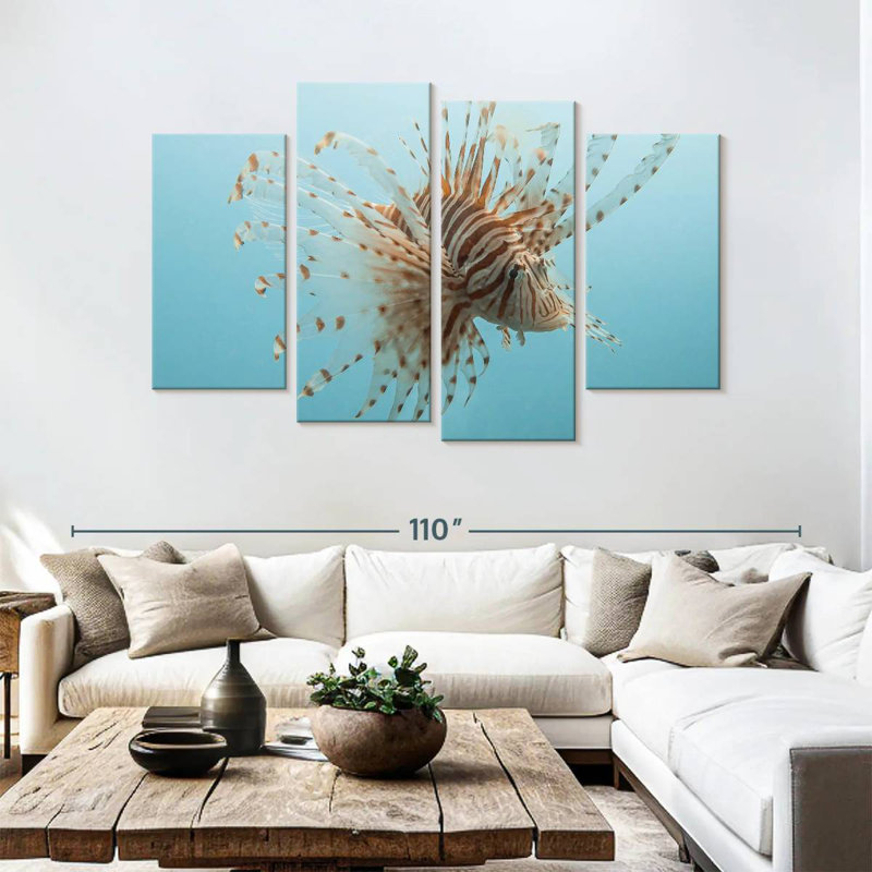 Brampt Underwater Lionfish Figure, 54" H x 84" W