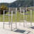 Outdoor 29.50" Rust-Proof Aluminum Barstools With PE Rattan Seat And Backrest, Set Of 2, Silver & Grey-782700353