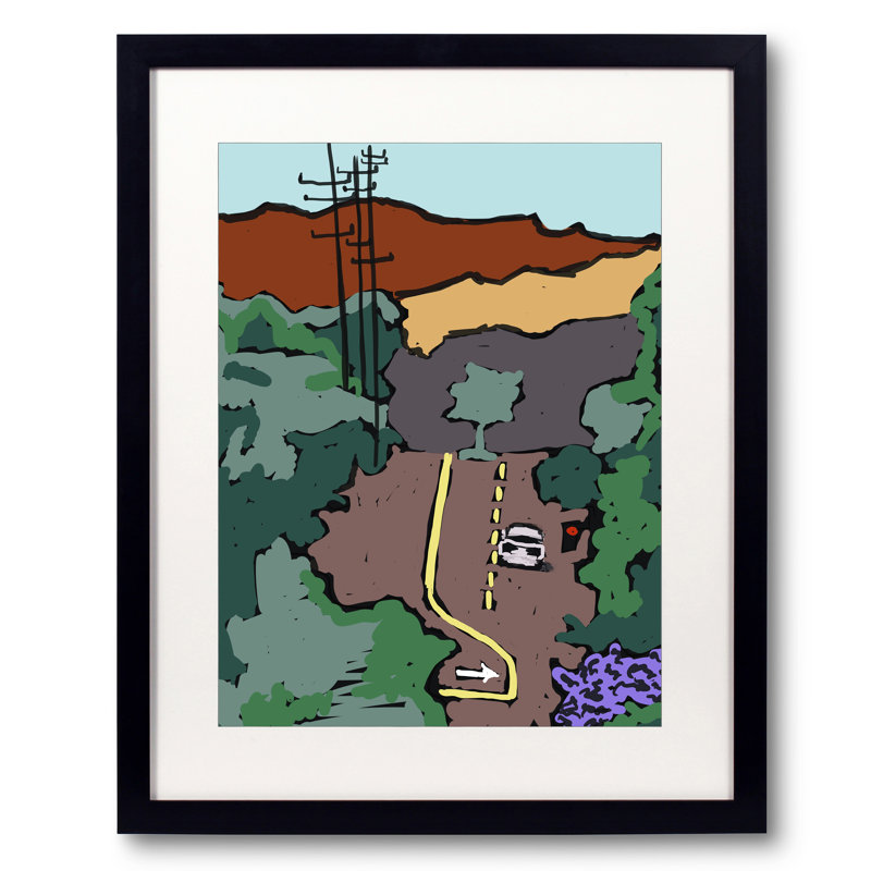 Jacaranda Hill Print by Deborah Blum, 20" H x 16" W