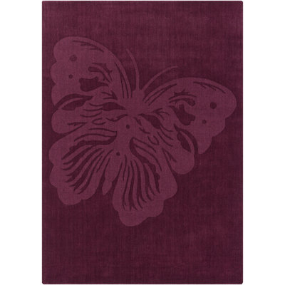 Tapis marron en laine touffeté à la main Worcester