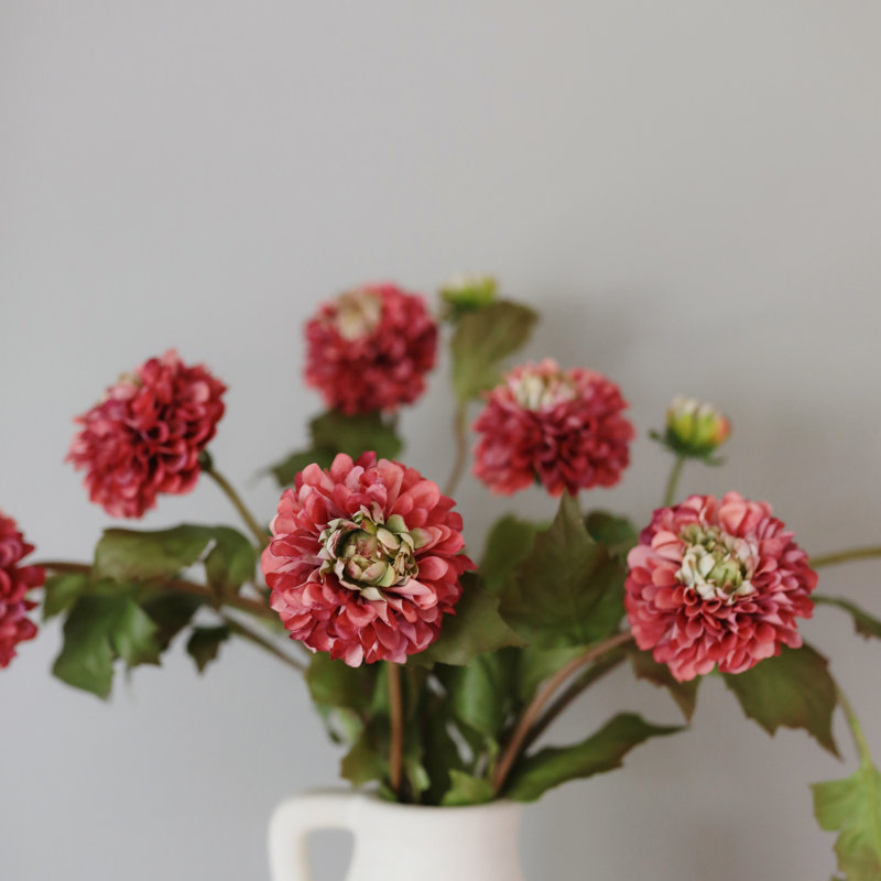 Dahlia Faux Floral, Mauve