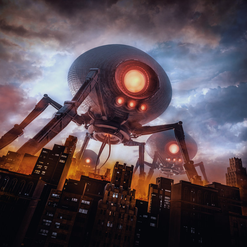 Eve Of Invasion by Grandeduc - Wrapped Canvas Print, 51cm H x 51cm W