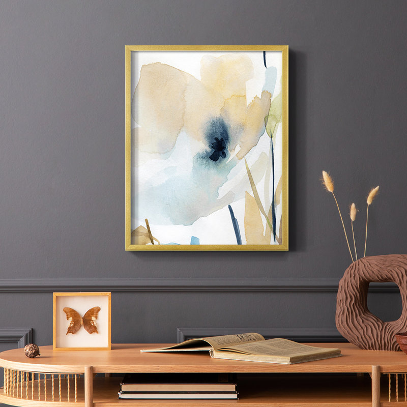 Blooming Wash II, reproduction encadrée - bois massif, H 10 po x l 8 po