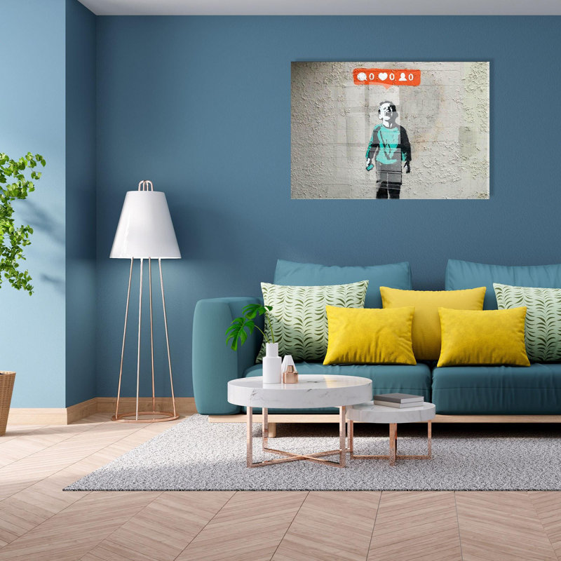 Boze Accent on Tempered Glass, 45cm H x 65cm W