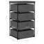 Oxbrook 45cm W Metal Shelving Unit-133802272