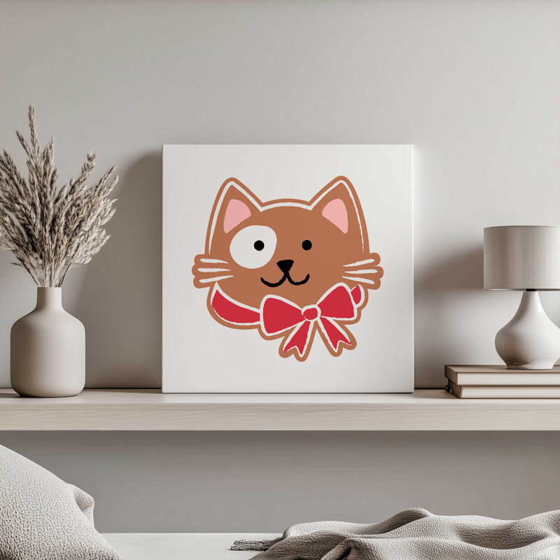«Gingerbread Folks IX» par Victoria Barnes, reproduction d'art sur toile, H 36 po x l 36 po