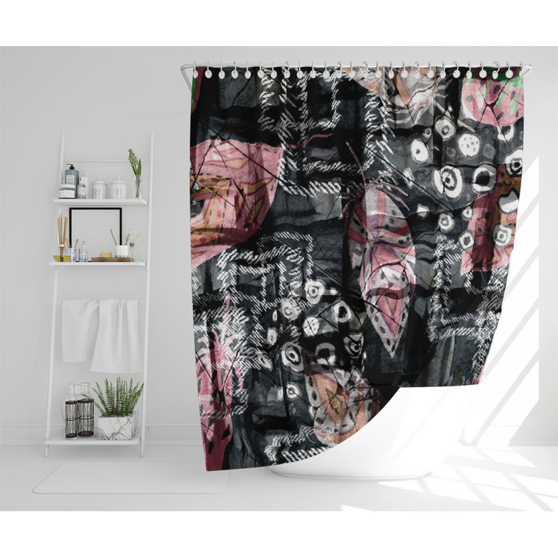 Bukovice Polyester Shower Curtain Set