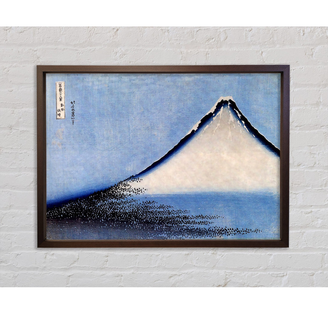 Berg Fuji 2 von Katsushika Hokusai - Einzelner Bilderrahmen Kunstdrucke auf Leinwand