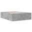 Vidaxl Bed Frame Concrete Grey Engineered Wood-1913382071
